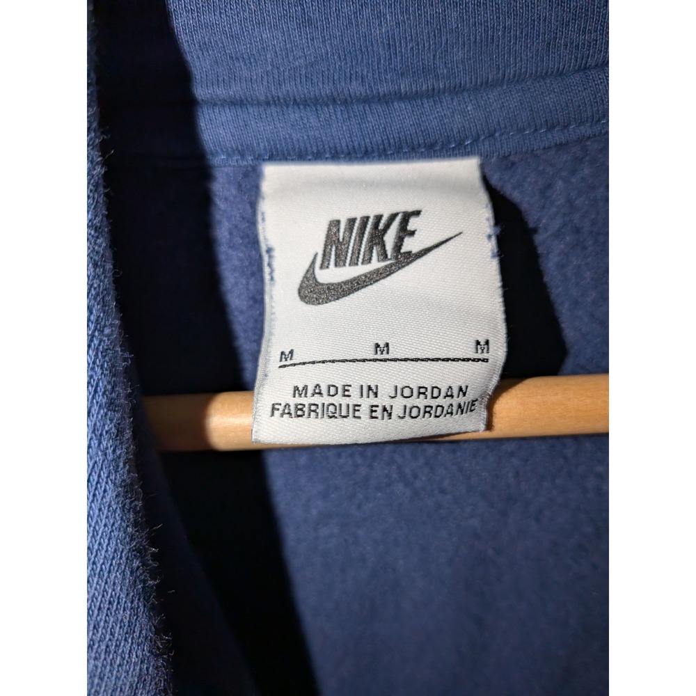 Nike Mens Sportswear Club Fleece Pullover Hoodie Navy Blue BV2654-410 Size M - Picture 2 of 3